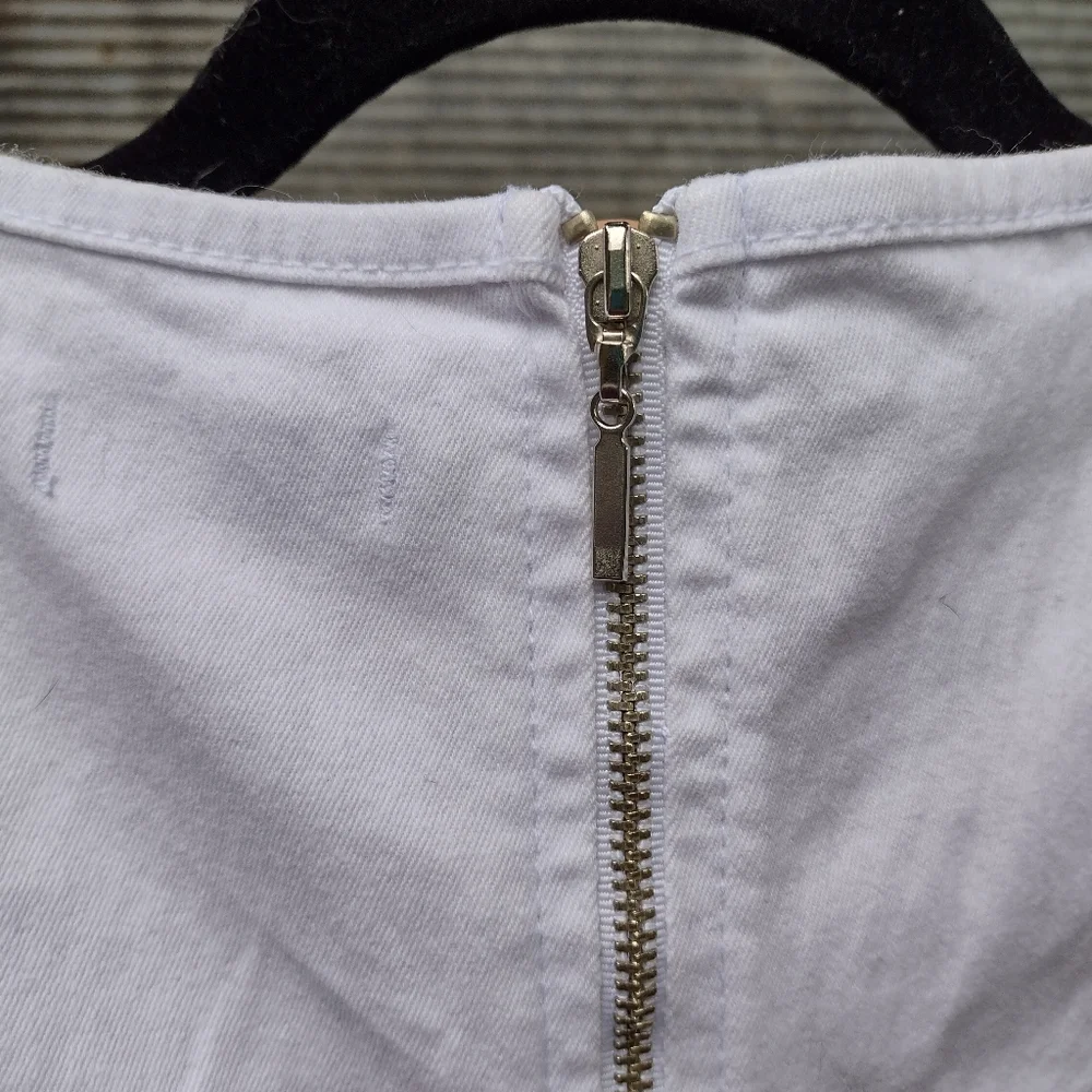 White dress by Bluesteel Original Denim size P - Picture 3 of 6